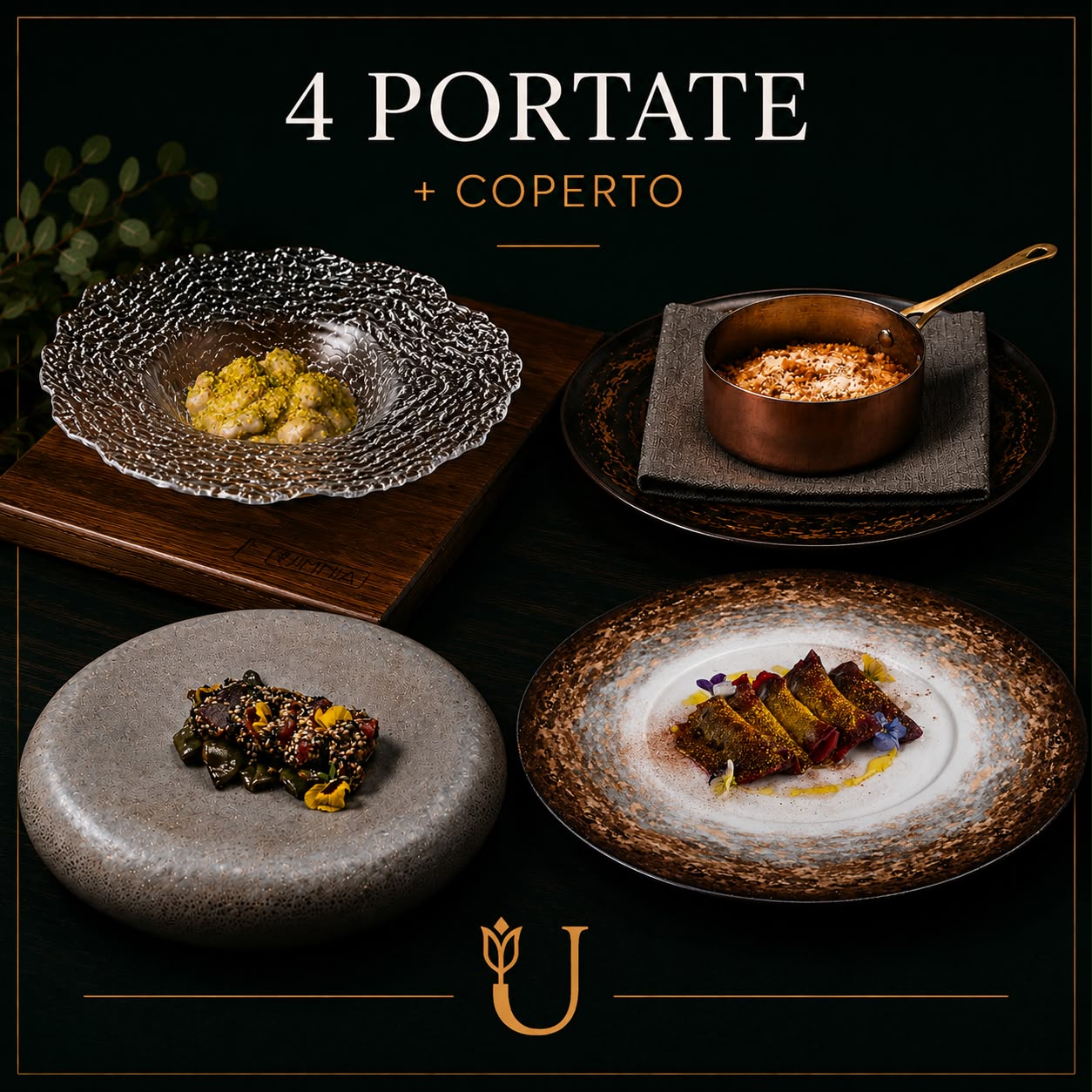 MENÙ 4 PORTATE