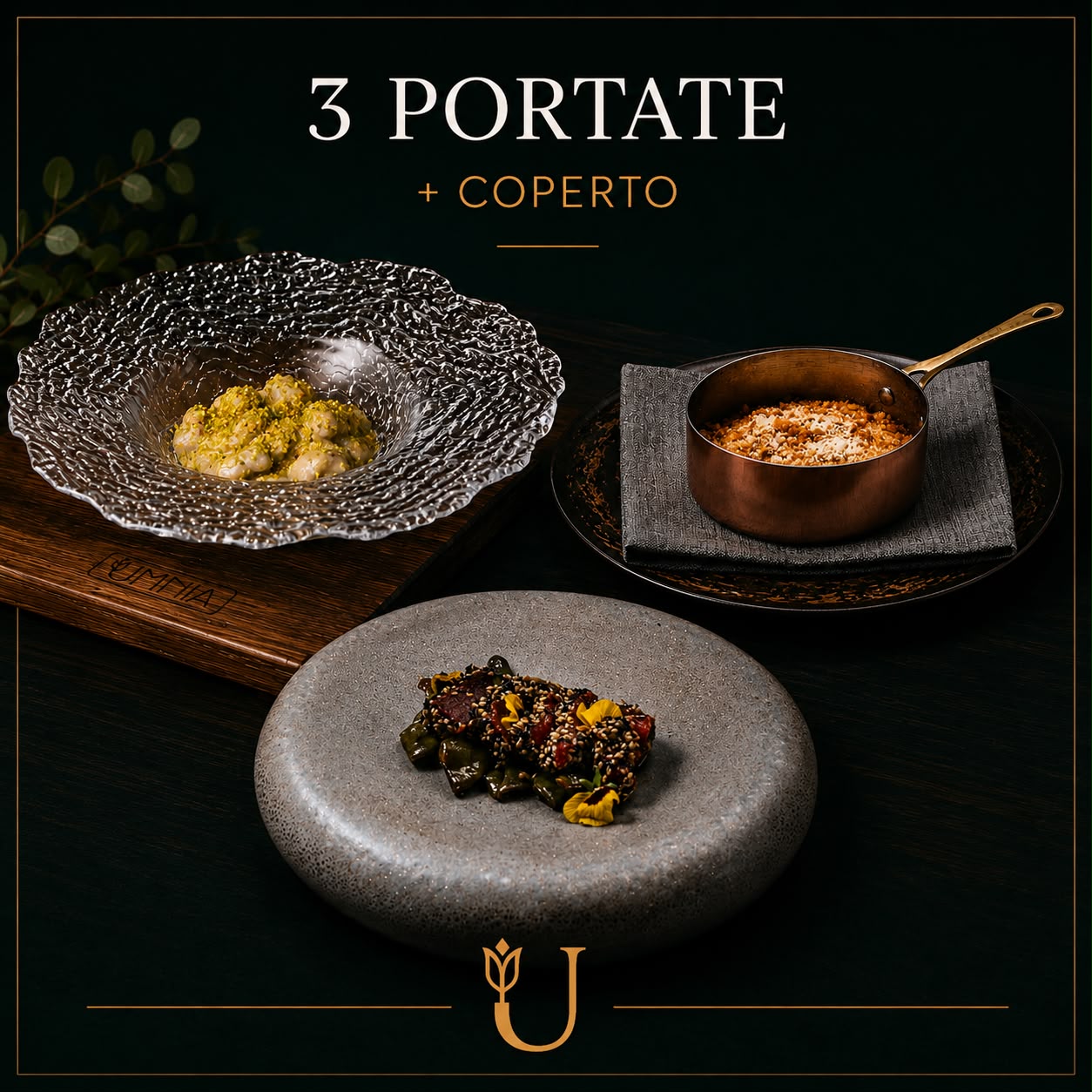 MENÙ 3 PORTATE
