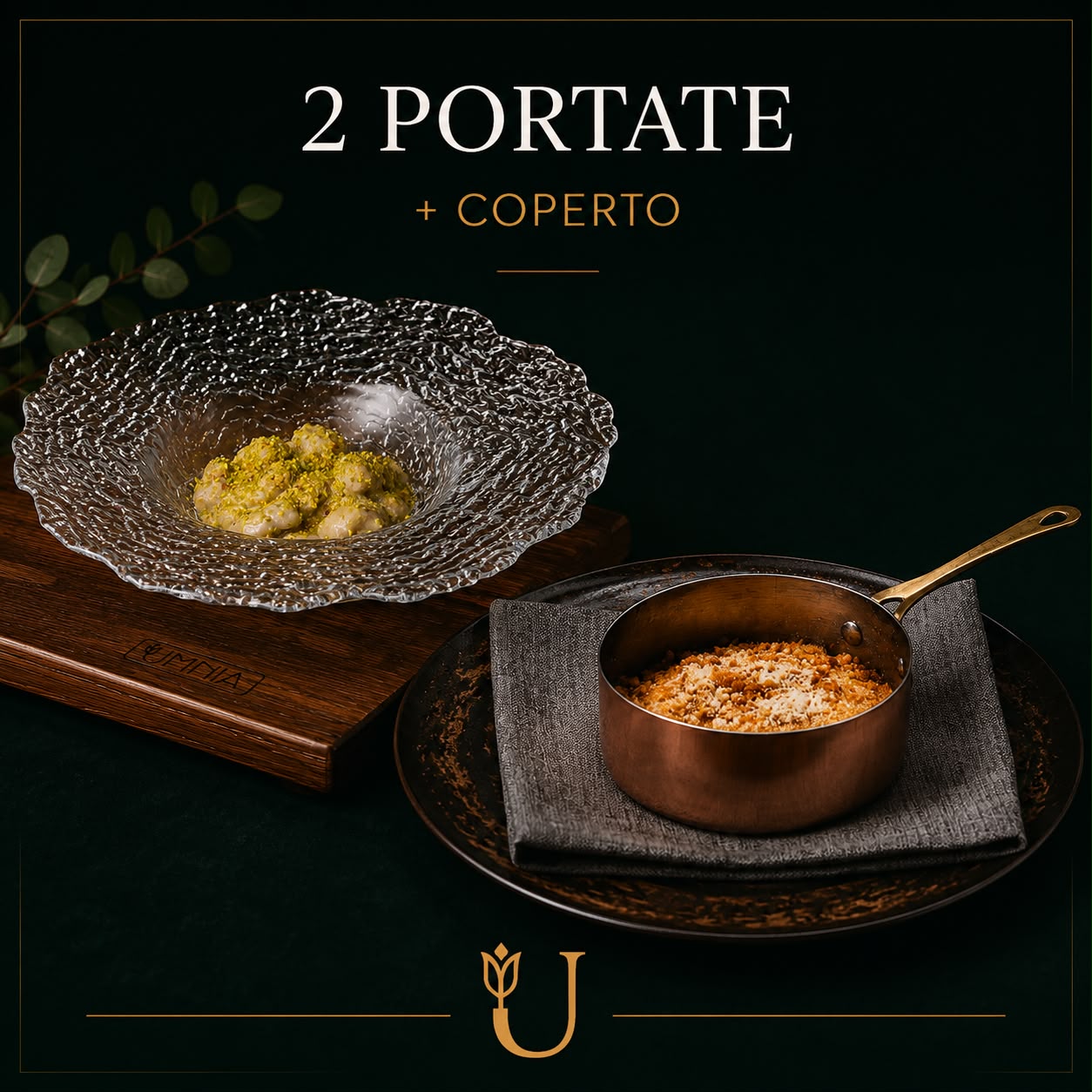 MENÙ 2 PORTATE